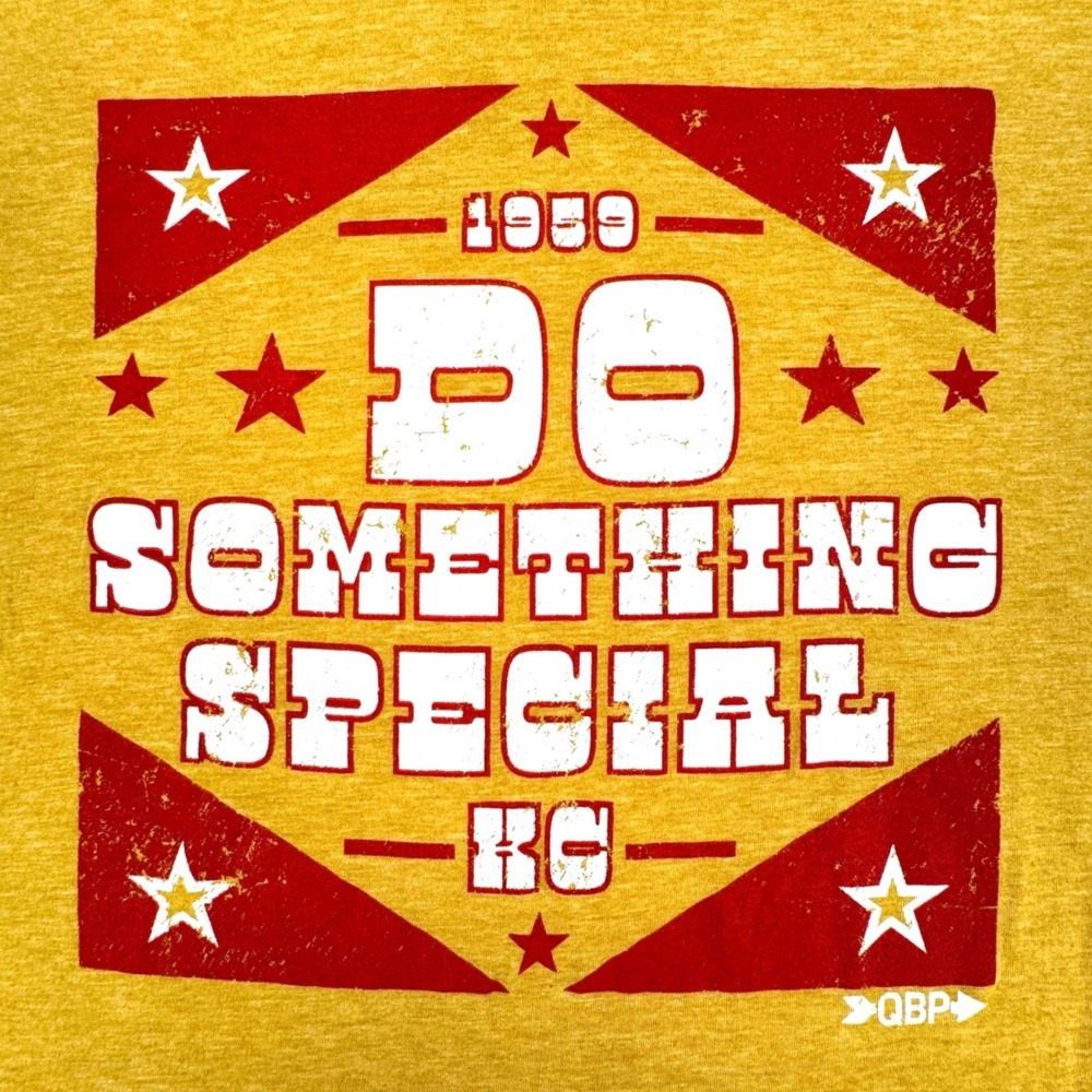 Kansas City Chiefs Shirt Unisex Size 3XL Yellow Red Do Something Special 1959 KC